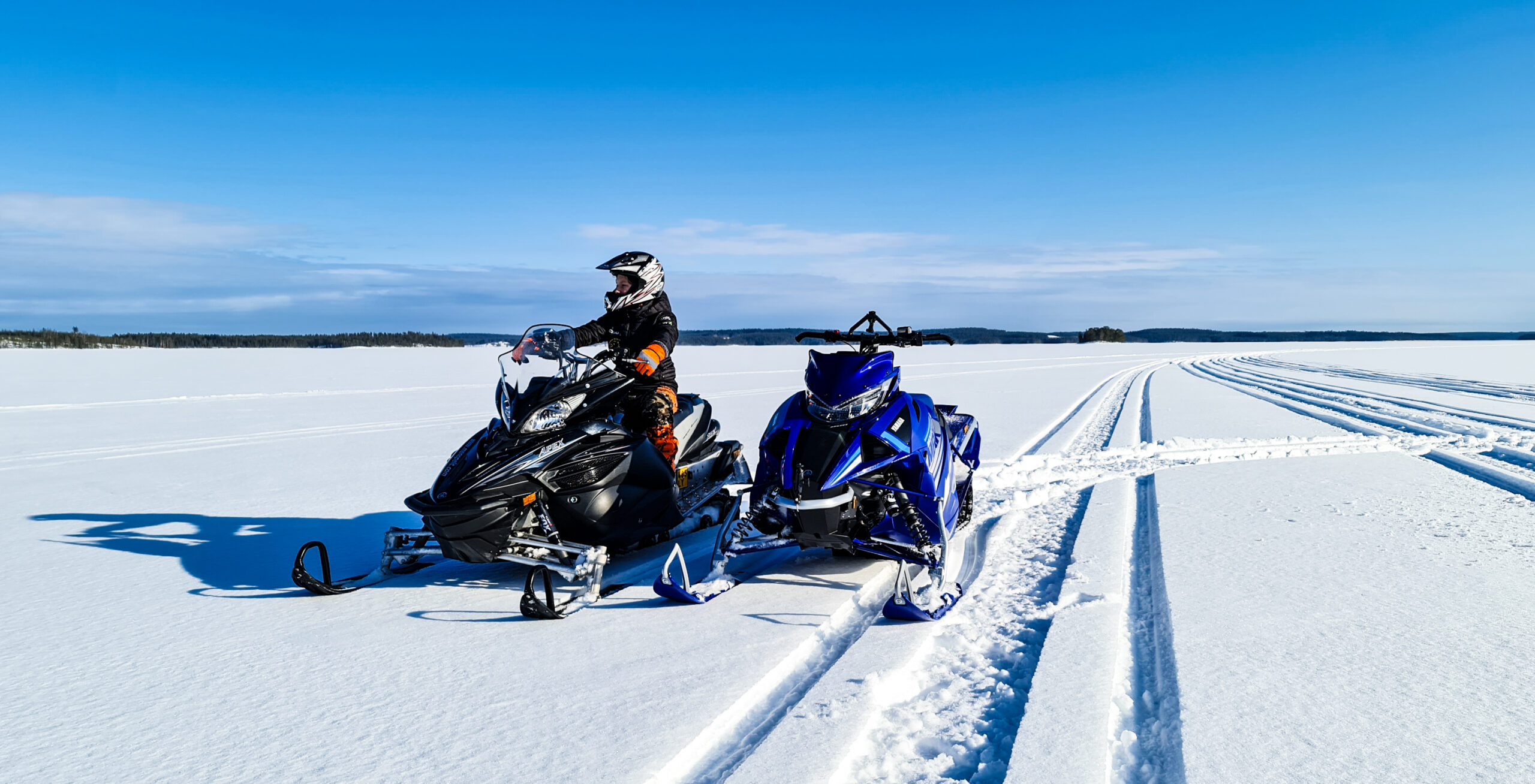 Snowmobiling in Finland