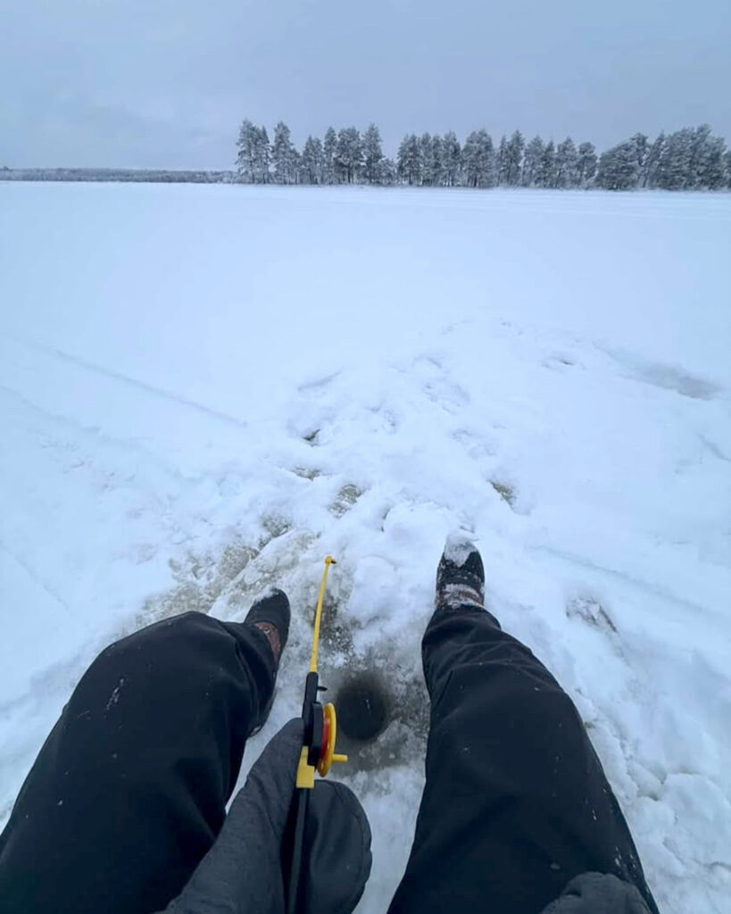 Ice Fishing in Finland