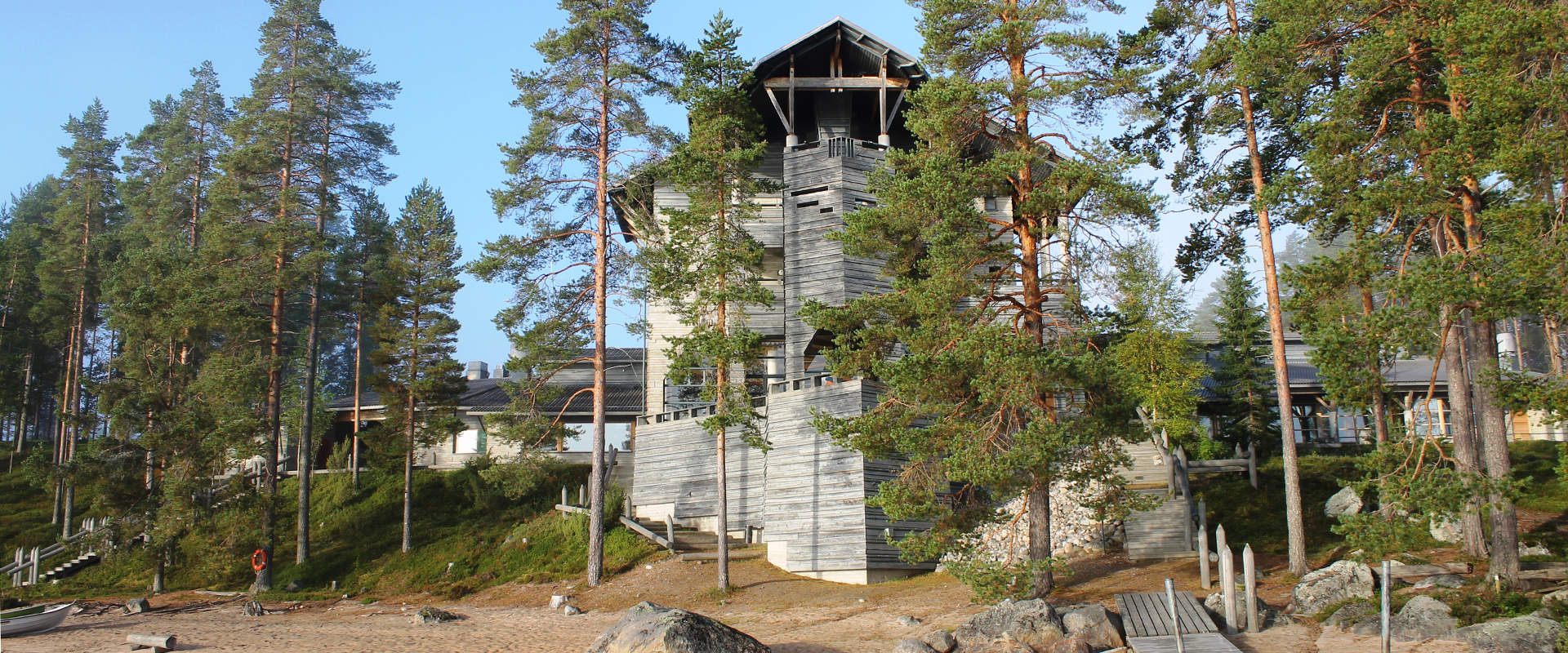 Hotelli Kalevala Kuhmo Lammasjärven rannalla